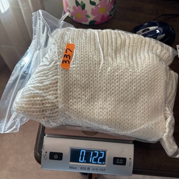 VTG 80s Women's Mallard Duck Boat Neck Sweater Cable Knit Sz M Ivory Pullover - Picture 10 of 10